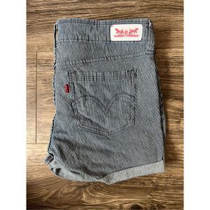 Levi’s women’s striped shorts